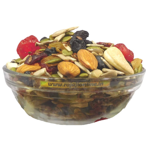 Trail Mix | Seeds & Nut Mix | Roasted Seeds Mix | Dry Fruit Mix |Daily Fitness Trail Mix | High Protein Snacks | Nutty Berry Seeds for Eating